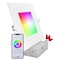 Luxrite 6 Inch Square Smart LED Recessed Light RGBW Wifi App and Voice 13W 1000LM No Hub Required LR22748-1PK - alternate 1